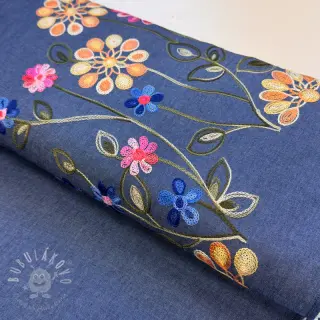 JEANS EMBROIDERY BORDER design B