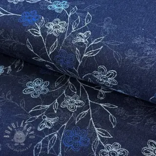 JEANS EMBROIDERY Jacquard Floralia