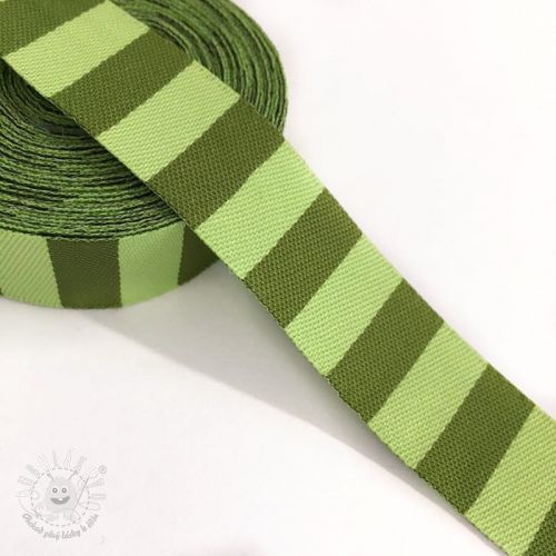 Stuha Stripe lime