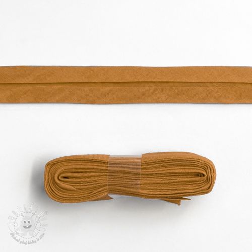 Lemovací prúžok bavlna - 3 m camel Lemovací prúžok bavlna - 3 m camel