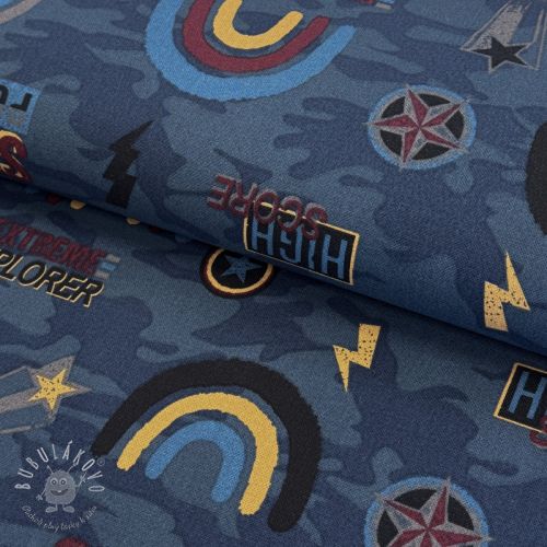Dekoračná látka premium Army Power