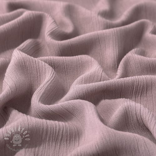 Viskóza s ľanom CRINCLE old blush