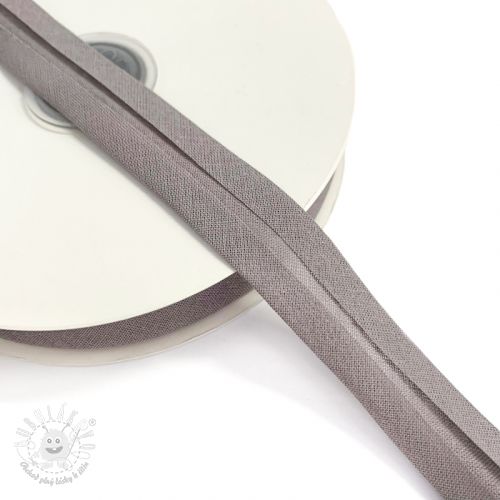 Lemovací prúžok bavlna light grey