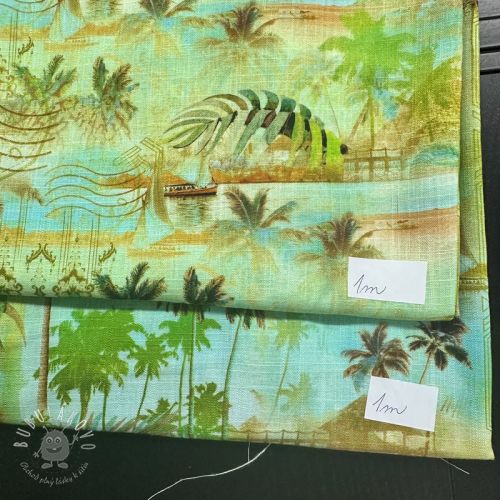 Balík látok ľan s viskózou 135