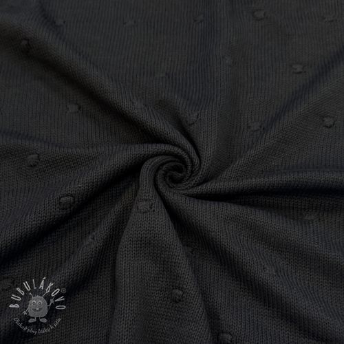 Svetrovina BIG KNIT DOT black Svetrovina BIG KNIT DOT black