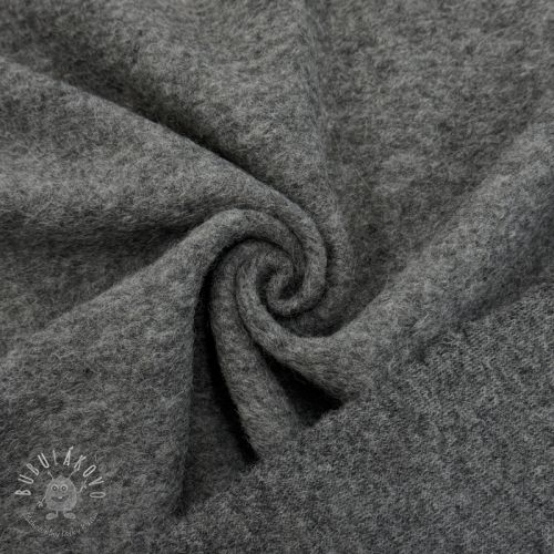 Kabátovina PRATO thick wool grey