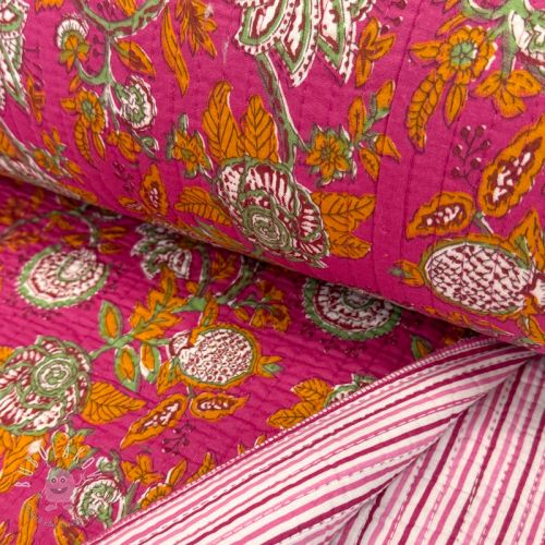 Bavlnená látka QUILT Gange fuchsia