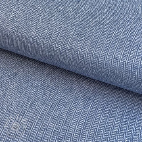 Ľan s bavlnou Fishbone light jeans