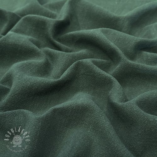 Ľan predpraný STONEWASHED PREMIUM bottle green