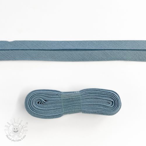 Lemovací prúžok bavlna - 3 m steel blue Lemovací prúžok bavlna - 3 m steel blue