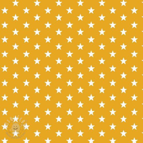 Bavlnená látka Petit stars yellow