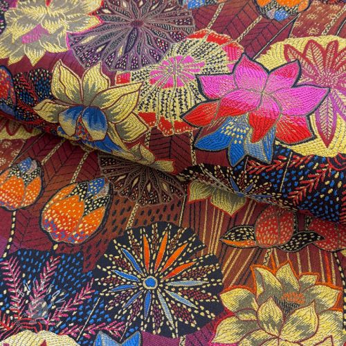 Dekoračná látka jacquard Opium allover rouge