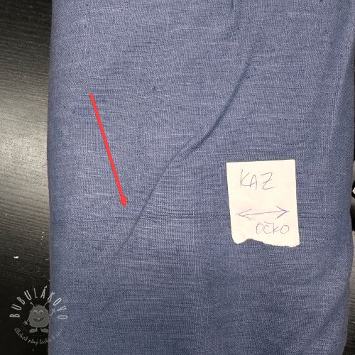 Ľan predpraný 170 g jeans II.trieda Ľan predpraný 170 g jeans II.trieda