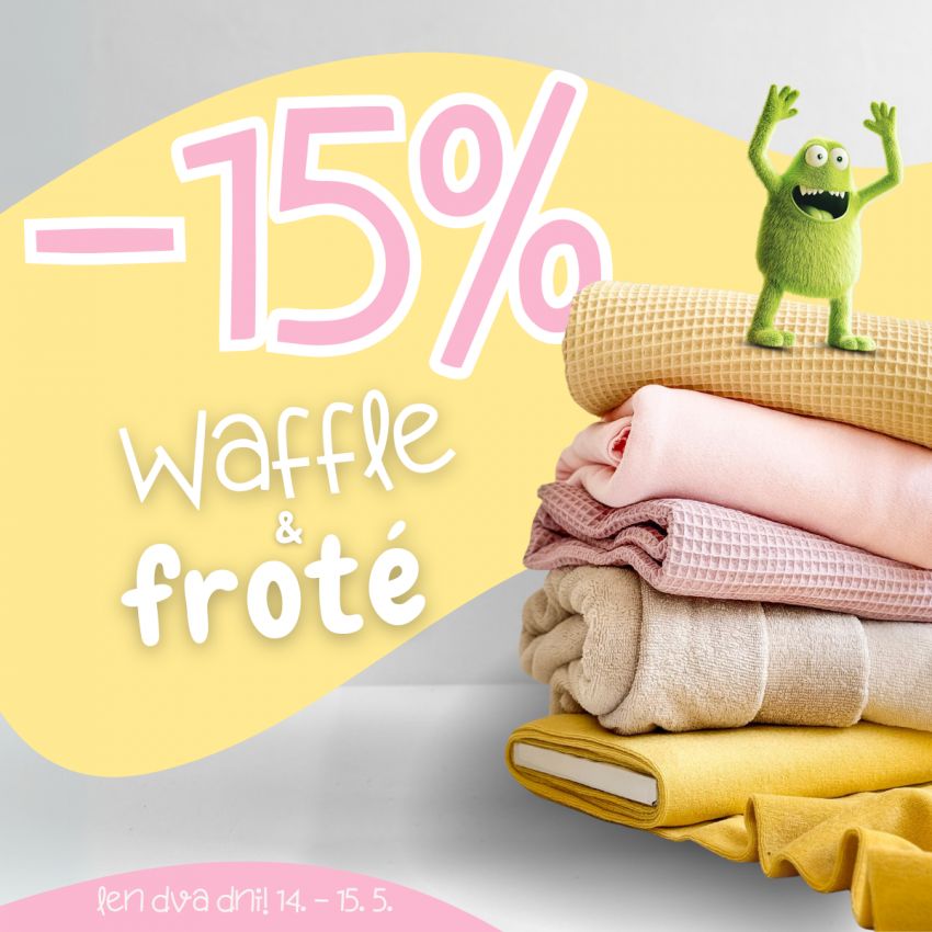 waffle a frote -15%