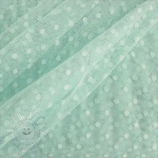 Tyl na TUTU SPOT light mint