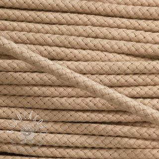 Bavlnená šnúra 8 mm beige