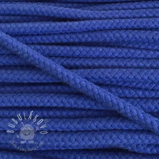 Bavlnená šnúra 8 mm cobalt
