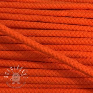 Bavlnená šnúra 8 mm orange