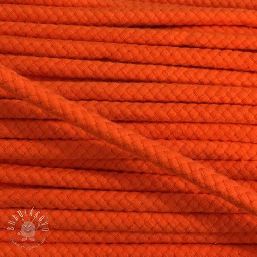 Bavlnená šnúra 8 mm orange