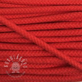 Bavlnená šnúra 8 mm red