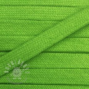 Bavlnená šnúra plochá 13 mm zelená