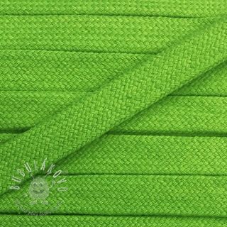 Bavlnená šnúra plochá 13 mm zelená
