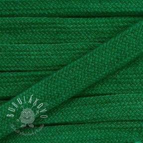 Bavlnená šnúra plochá 13 mm zelená tmavá