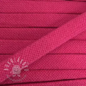 Bavlnená šnúra plochá 15 mm fuchsia