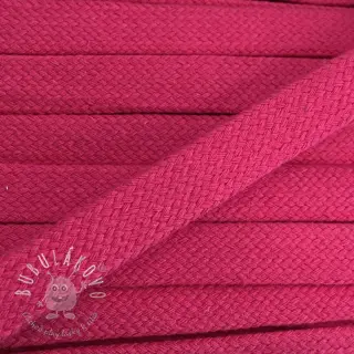 Bavlnená šnúra plochá 15 mm fuchsia