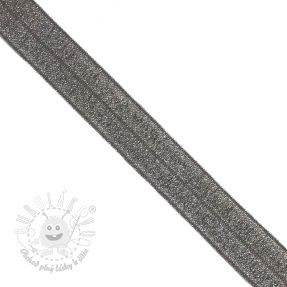 Lemovacia guma glitter 20 mm anthracite