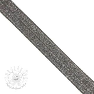 Lemovacia guma glitter 20 mm anthracite