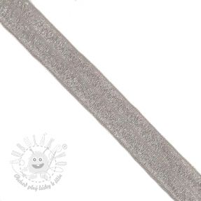 Lemovacia guma glitter 20 mm grey