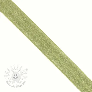 Lemovacia guma glitter 20 mm lime