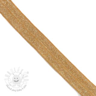 Lemovacia guma glitter 20 mm ochre