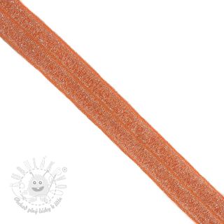 Lemovacia guma glitter 20 mm orange