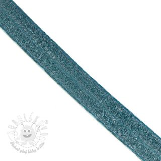 Lemovacia guma glitter 20 mm petrol