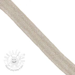 Lemovacia guma glitter 20 mm sand