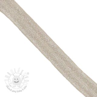 Lemovacia guma glitter 20 mm sand