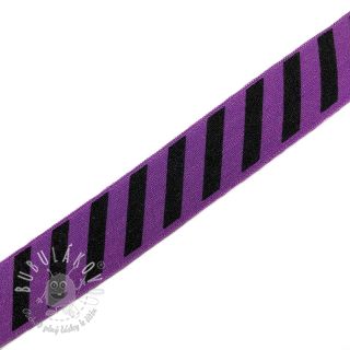 Lemovacia guma STRIPE 20 mm purple