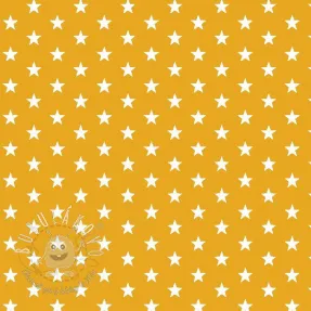 Bavlnená látka Petit stars yellow