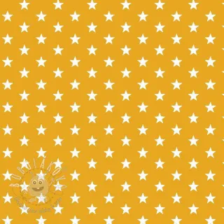 Bavlnená látka Petit stars yellow