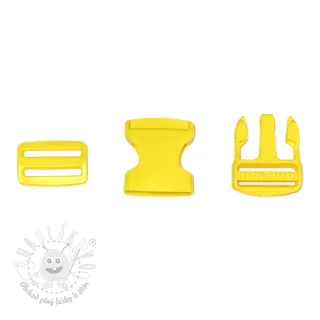 Ľadvinová spona 38 mm yellow