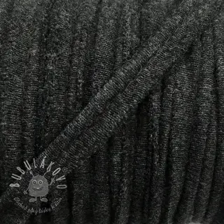 Paspulka úplet melir dark grey