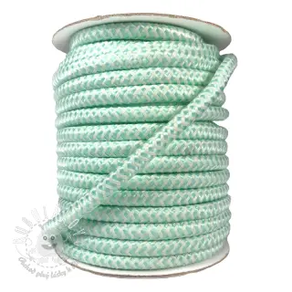 Polyesterová šnúra pletená ZIG ZAG light mint