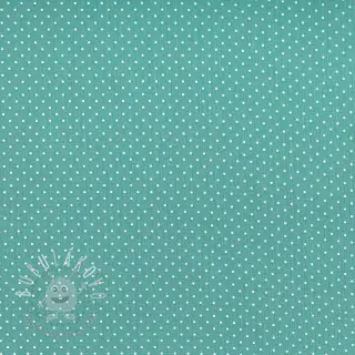 Bavlnená látka Petit dots fresh sage