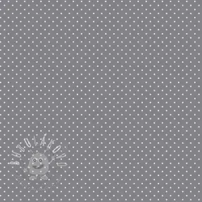 Bavlnená látka Petit dots grey
