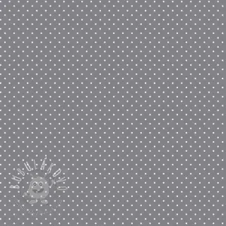 Bavlnená látka Petit dots grey