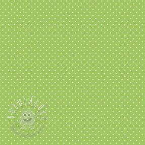 Bavlnená látka Petit dots lime