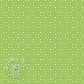 Bavlnená látka Petit dots lime
