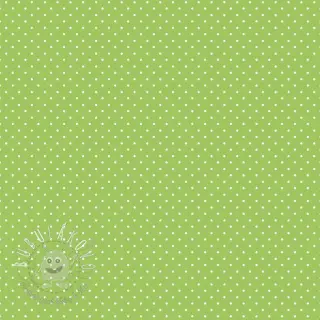 Bavlnená látka Petit dots lime